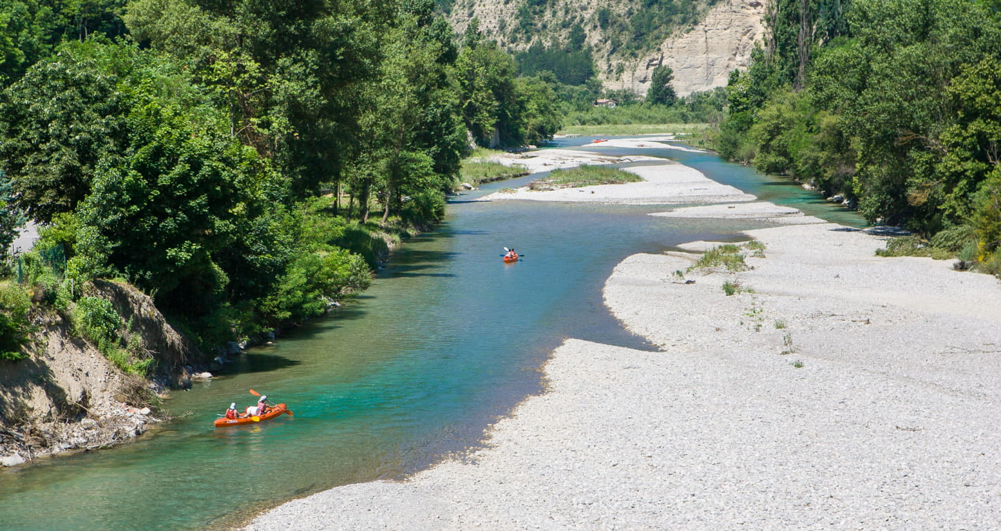 Canoë sur la rivière Drôme - Top des spots nature de la Drôme