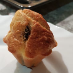 Muffins drômois à base de Picodon et d'olives noires de Nyons