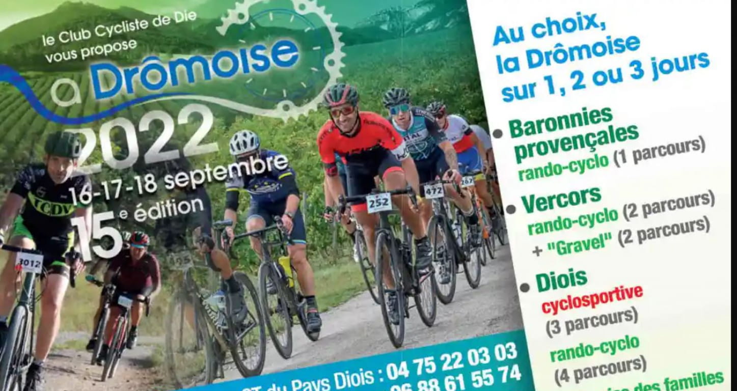 affiche de la cyclosportine la Drômoise 2022