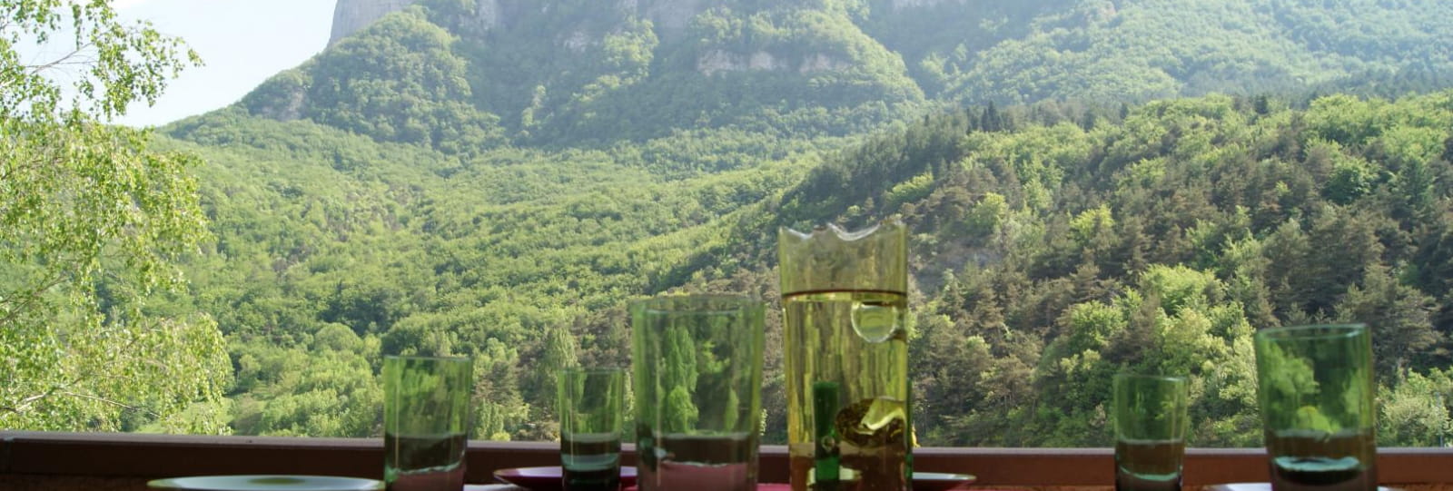 Vue sur les 3 Becs de la terrasse Sud