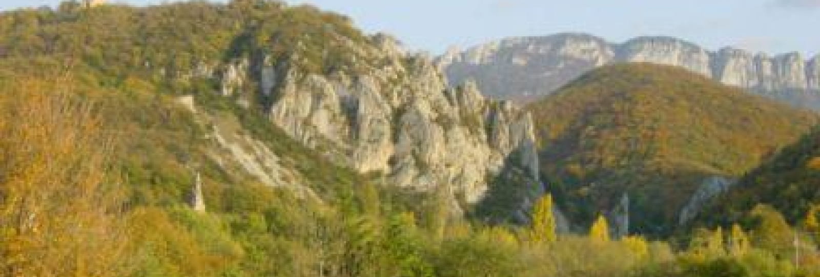 Climbers' rockface of Barbières