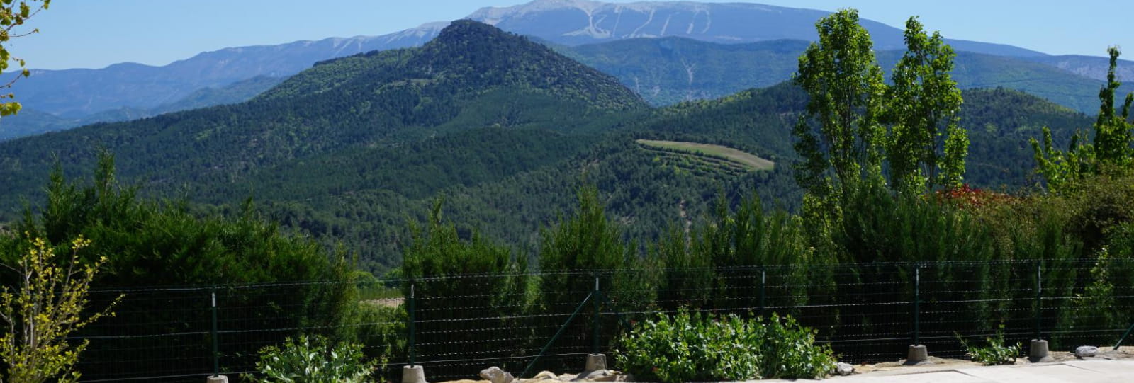 Vue à 180° sur le Mont Ventoux