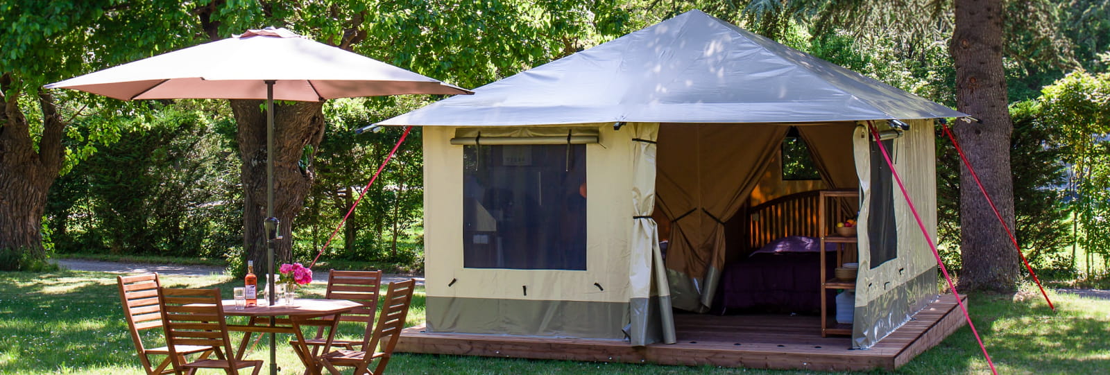 Tente Lodge 'Pitrou' - Camping de la Clairette
