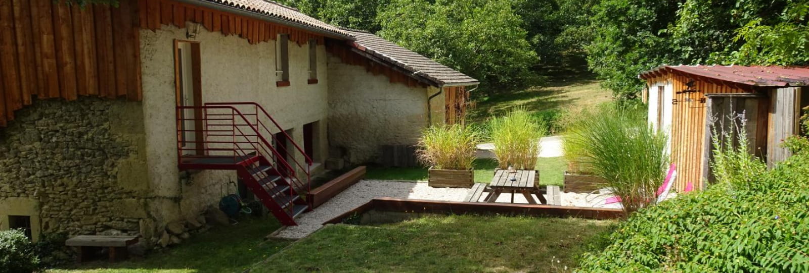 Espace jardin et terrasse