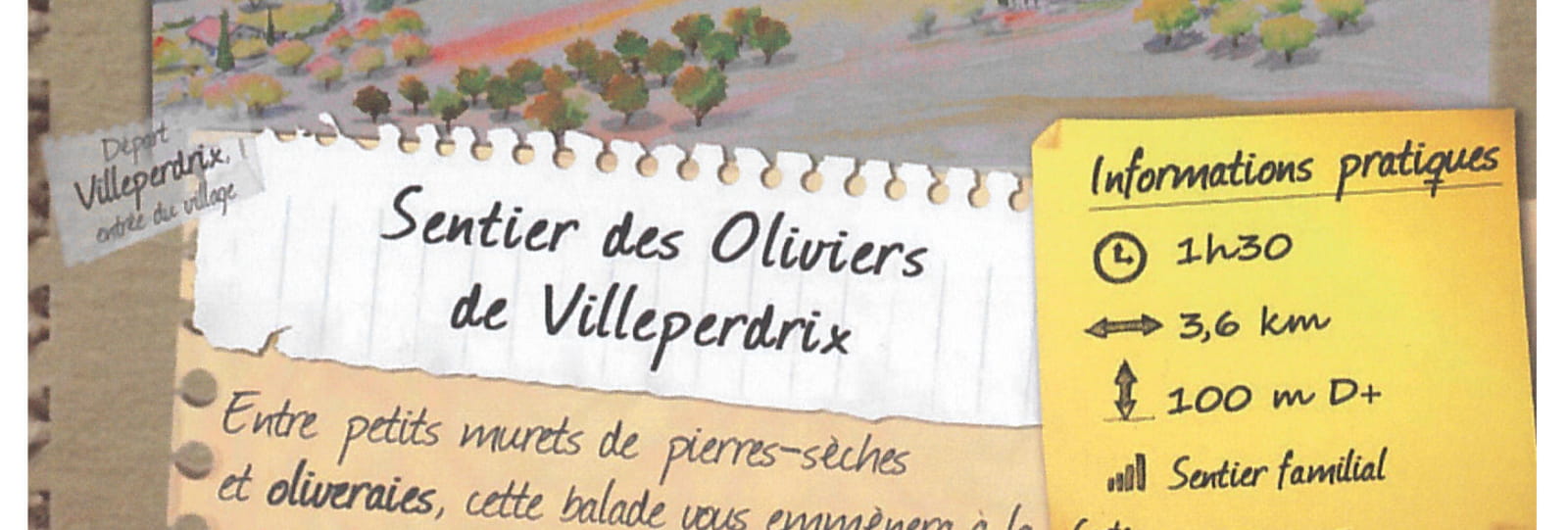 Sentier des Oliviers de Villeperdrix